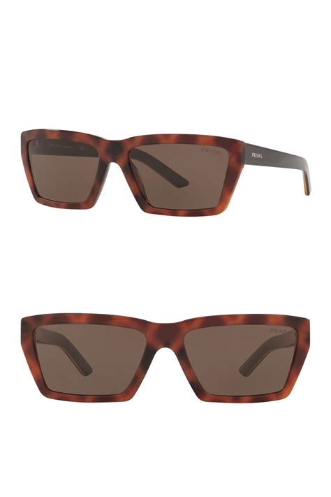 prada conceptual 59mm rectangle sunglasses|prada rectangular sunglasses.